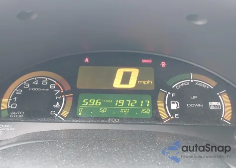 2000 Honda Insight из США, поврежденный, VIN JHMZE1370YT000399